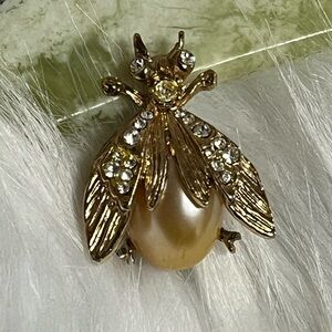Vintage Flying Insect Brooch